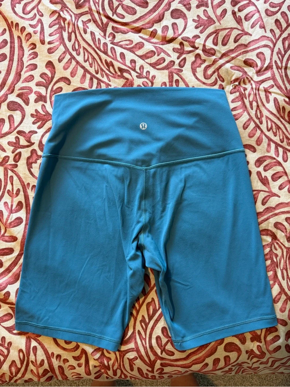 lululemon athletica Teal High-Rise Bike Shorts
